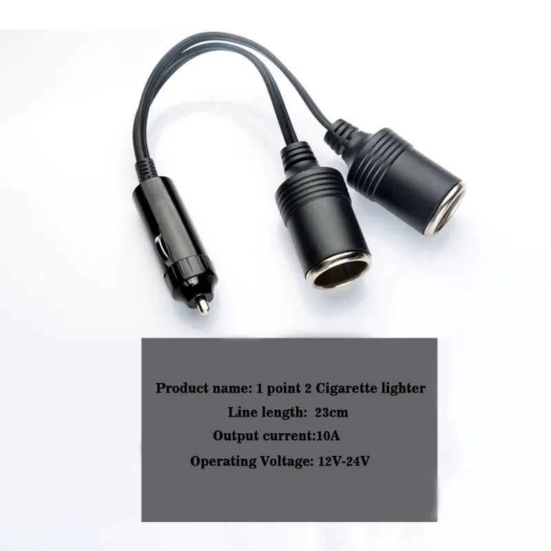 Universal Dual Port Car Cigarette Lighter Splitter Female Socket Plug