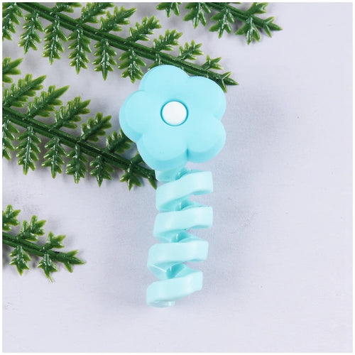 Cartoon Cable Protector For iPhones Android Type-c Winder USB Charging