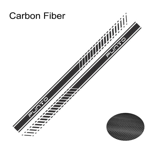 2pcs Car Long Side Stripes Stickers DIY Auto Vinyl Film Decals For