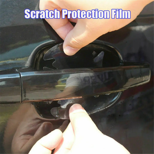 4pcs Universal Invisible Car Door Handle Scratches Automobile Shakes