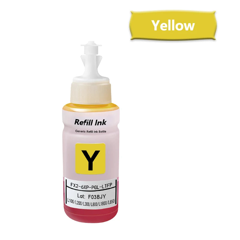 664 673 T673 Refill Dye Ink For Epson Eco Tank L805 L850 L810 L800