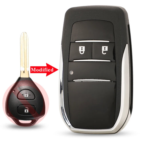 jingyuqin Upgrade 2/3/4 Button Flip Key Case For Toyota Reiz Camry