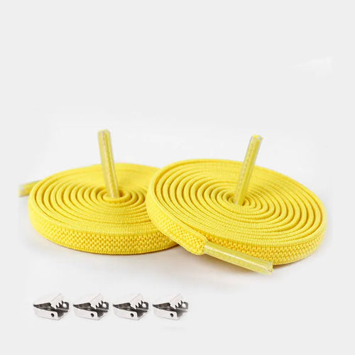 No Tie Shoelaces Elastic Outdoor Leisure Sneakers Quick Safety Flat