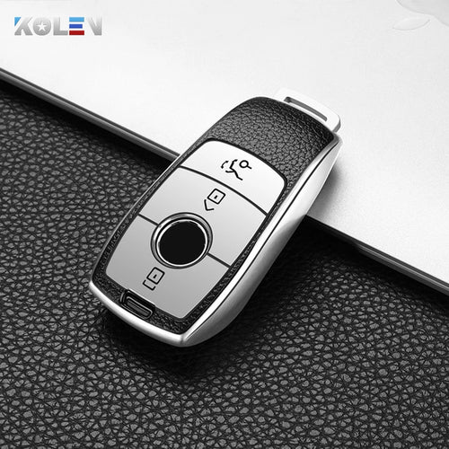 PU+TPU Car Remote Key Cover Case Shell For Mercedes Benz A C E S G GLS
