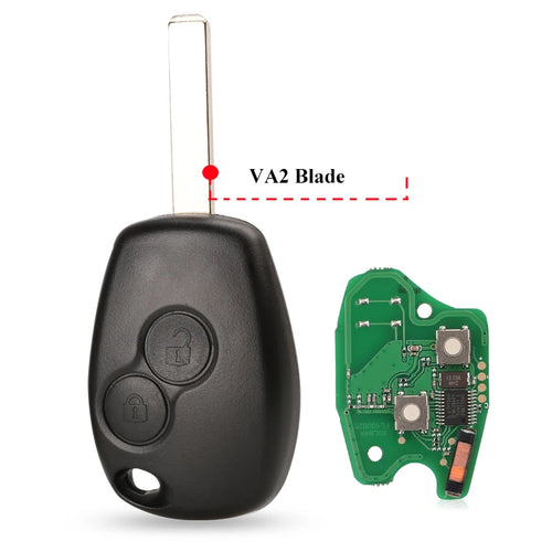 jingyuqin 2BTN Remote Key For Renault Duster Modus Clio 3 Twingo DACIA