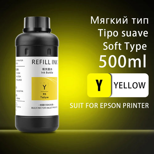 500ML LED UV Ink For Epson L800 L805 L1800 R290 R330 1390 1400 1410