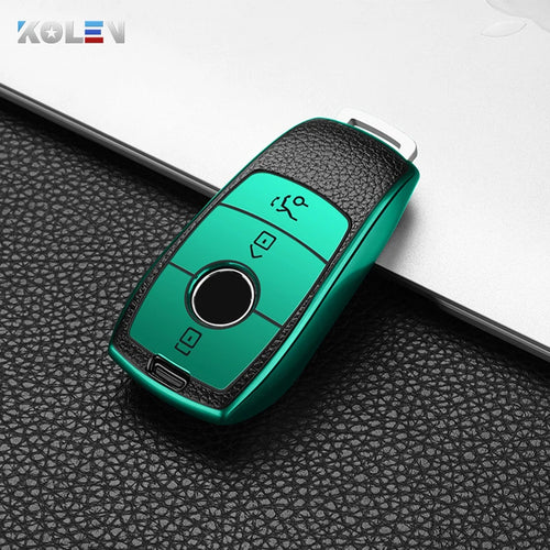 PU+TPU Car Remote Key Cover Case Shell For Mercedes Benz A C E S G GLS