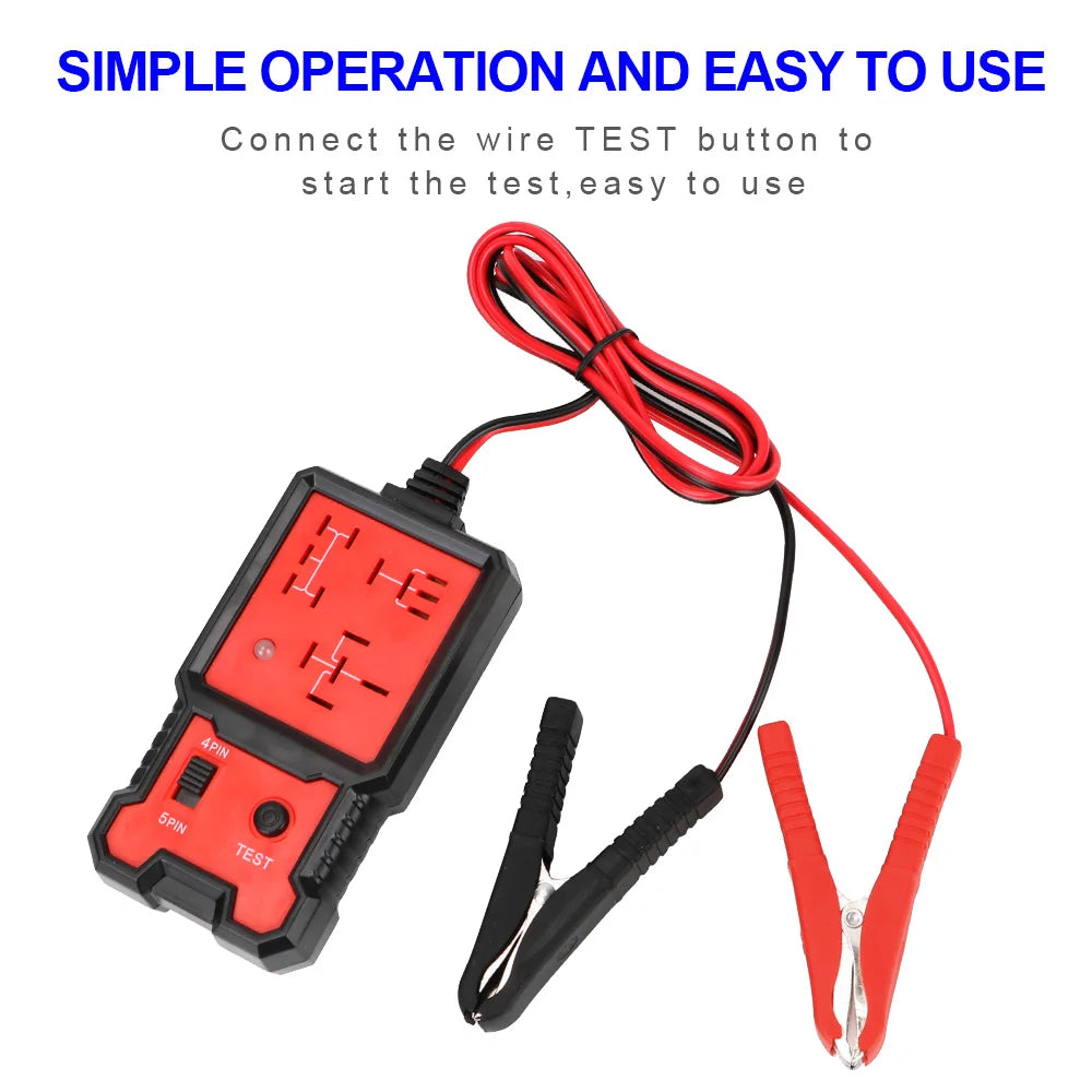 LED Indicator Light Car Battery Checker Electronic Test Car Relay