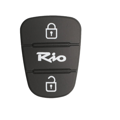 jingyuqin New Replacement Rubber Pad 3 Buttons Flip Car Remote Key