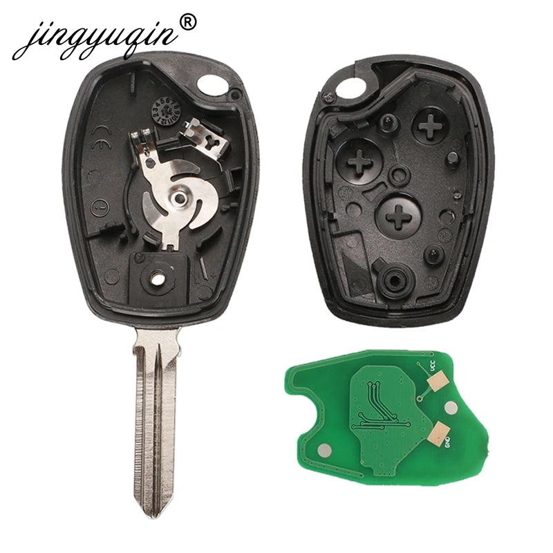 jingyuqin 2BTN Remote Key For Renault Duster Modus Clio 3 Twingo DACIA