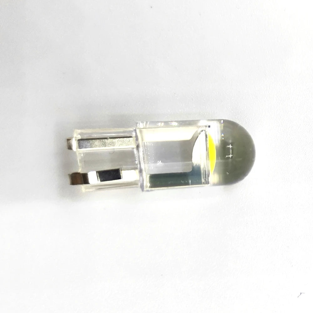 10x 2021 Newest W5W Led T10 Car Light COB Glass 6000K White Auto
