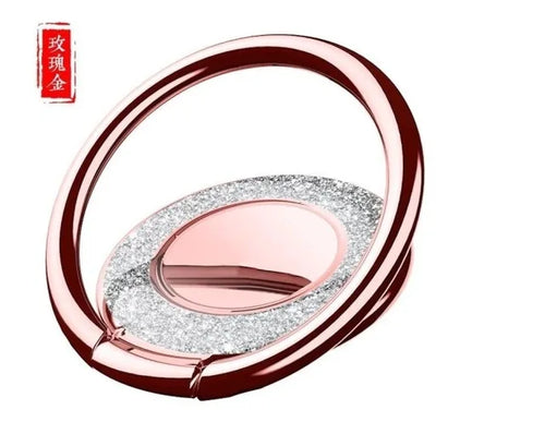 Luxury metal Mobile Phone Socket Holder Universal 360 Degree Rotation