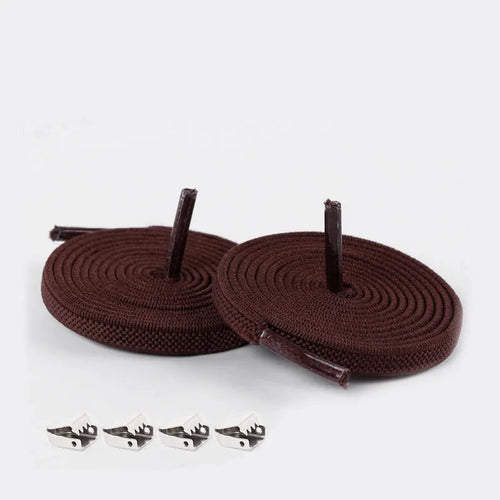 No Tie Shoelaces Elastic Outdoor Leisure Sneakers Quick Safety Flat