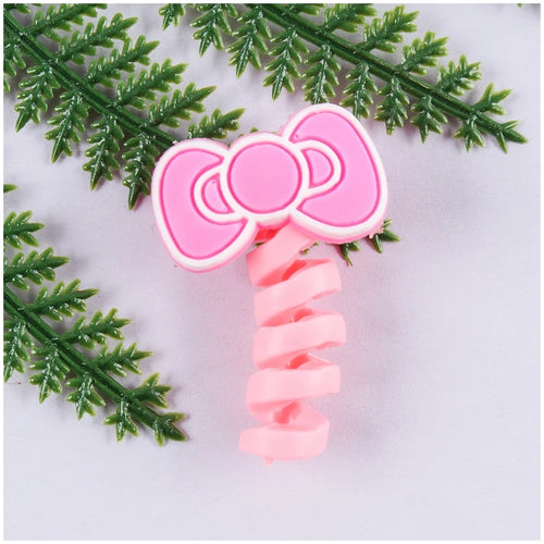 Cartoon Cable Protector For iPhones Android Type-c Winder USB Charging