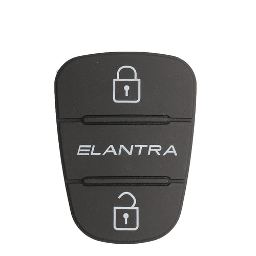 jingyuqin New Replacement Rubber Pad 3 Buttons Flip Car Remote Key