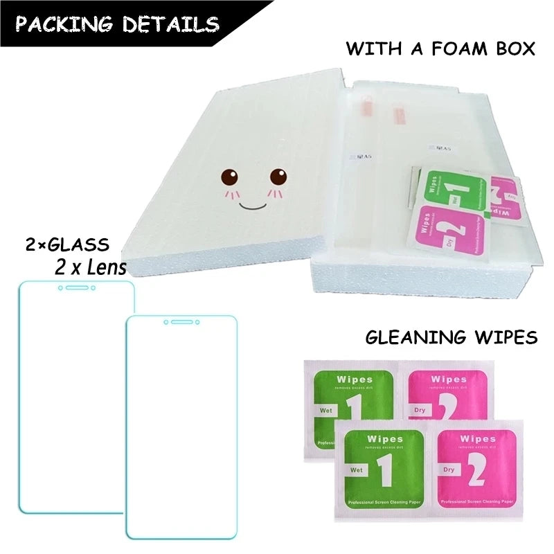 6in1 Glass For Redmi Note 13 Pro Global Full Cover Tempered Glass