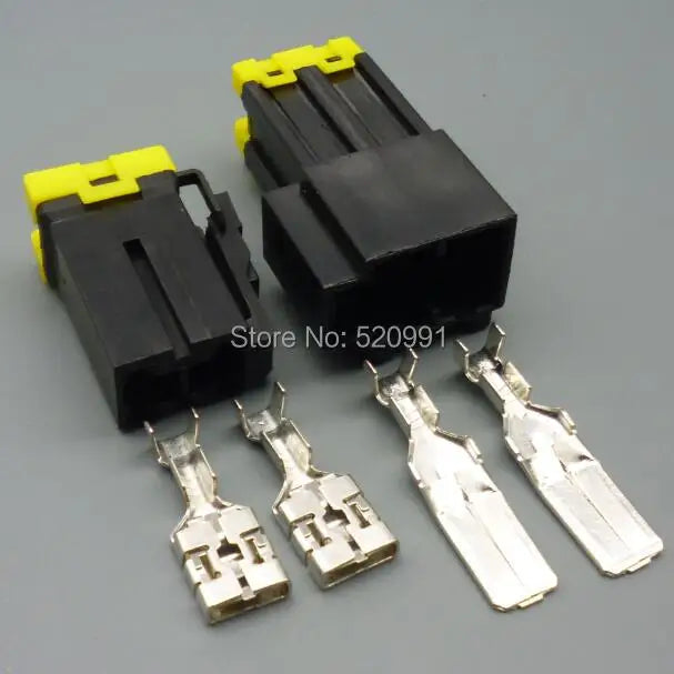 shhworldsea 2 Pin 9.5mm  High Current Connector Male and Female