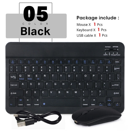 Bluetooth Keyboard For iPad Xiaomi Samsung Huawei Tablet Laptop IOS
