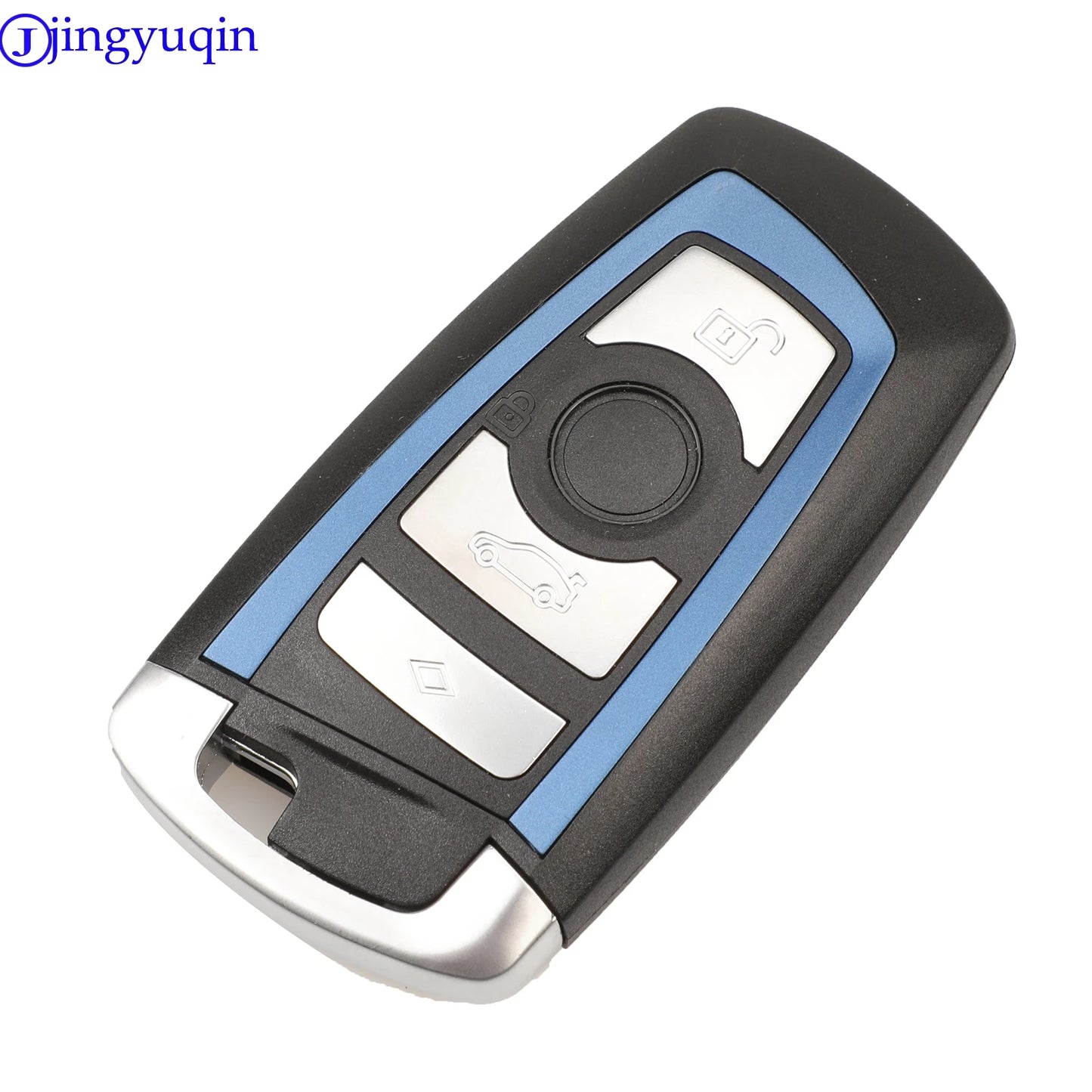 jingyuqin 3/4 Button Smart Remote Key Shell Case Fob For BMW F CAS4 5