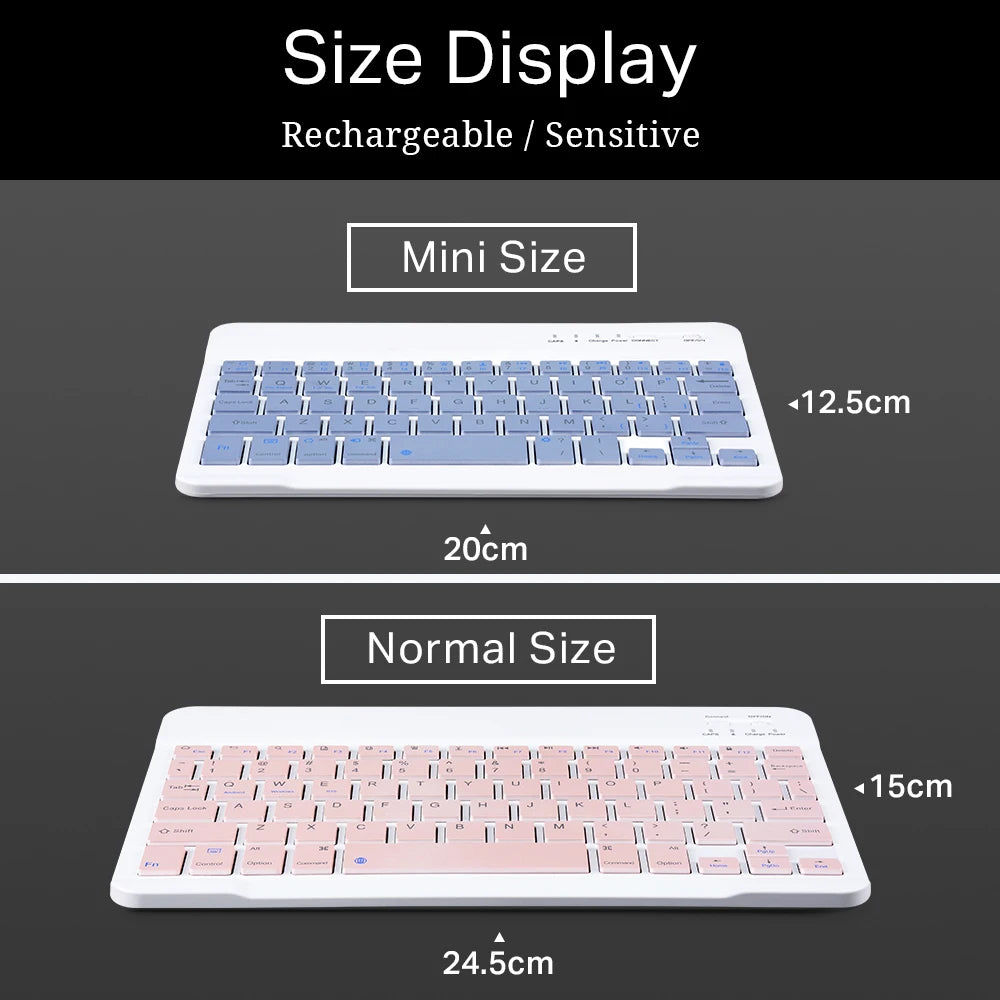 Bluetooth Keyboard For iPad Xiaomi Samsung Huawei Tablet Laptop IOS