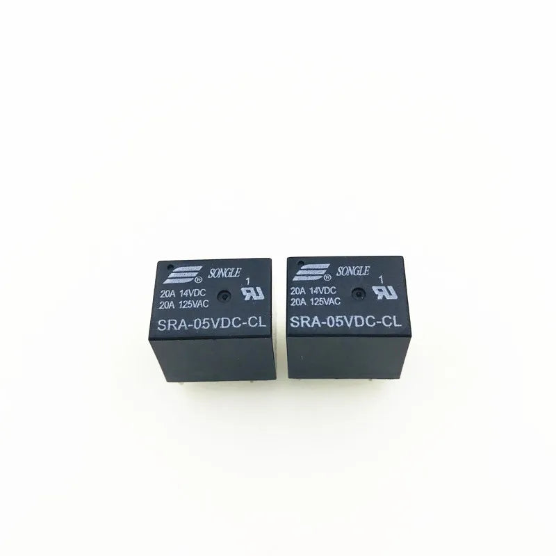 5Pcs 5V 12V 24V 20A DC Power Relay SRA-05VDC-CL SRA-12VDC-CL