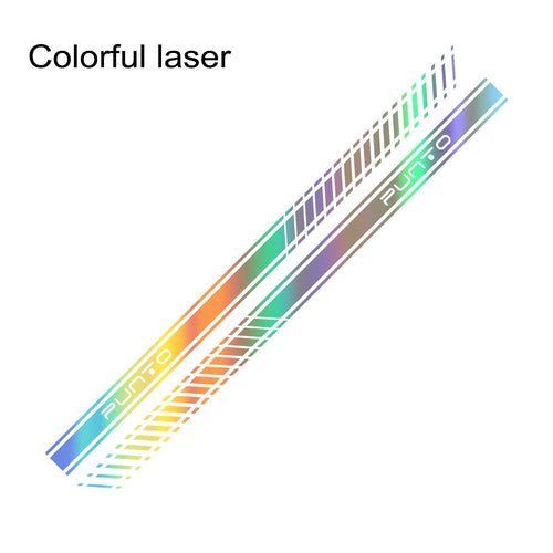 2pcs Car Long Side Stripes Stickers DIY Auto Vinyl Film Decals For