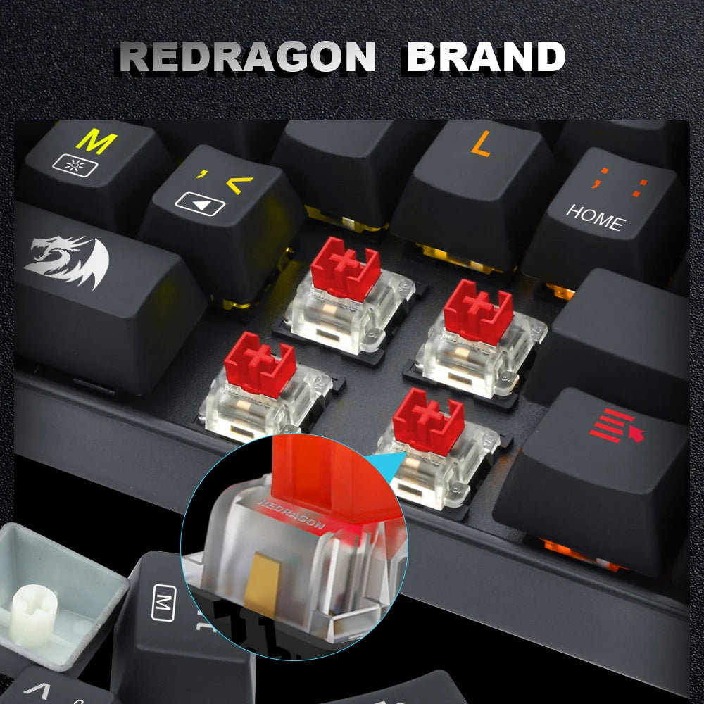REDRAGON SMD RGB MX switch 3Pin Clicky Linear Tactile silent red blue