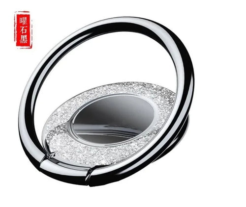 Luxury metal Mobile Phone Socket Holder Universal 360 Degree Rotation