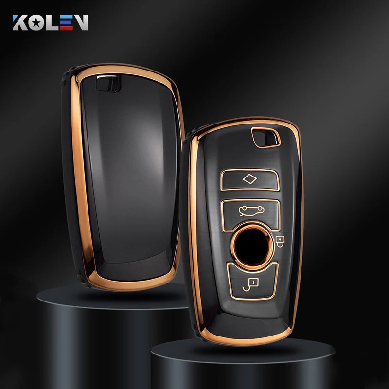 Fashion TPU Car Remote Key Case Cover Shell For BMW 1 3 5 7 Series X1