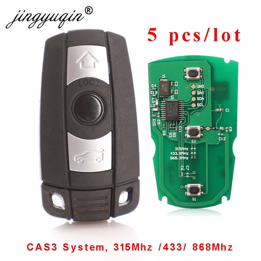 jingyuqin 5pcs/lot Remote Key for BMW CAS3 System 315MHz / 868Mhz FSK