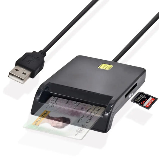 UTHAI X02 USB SIM Smart Card Reader For Bank Card IC/ID EMV SD TF MMC
