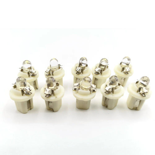10Pcs/lot Multi Color T5 B8.5D  SMD LED Car Light Automobiles