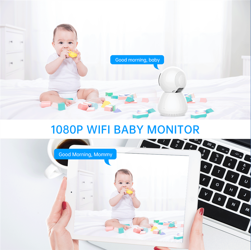 1080p Hd Wireless Smart Camera Two-way Audio Cctv Video Surveillance