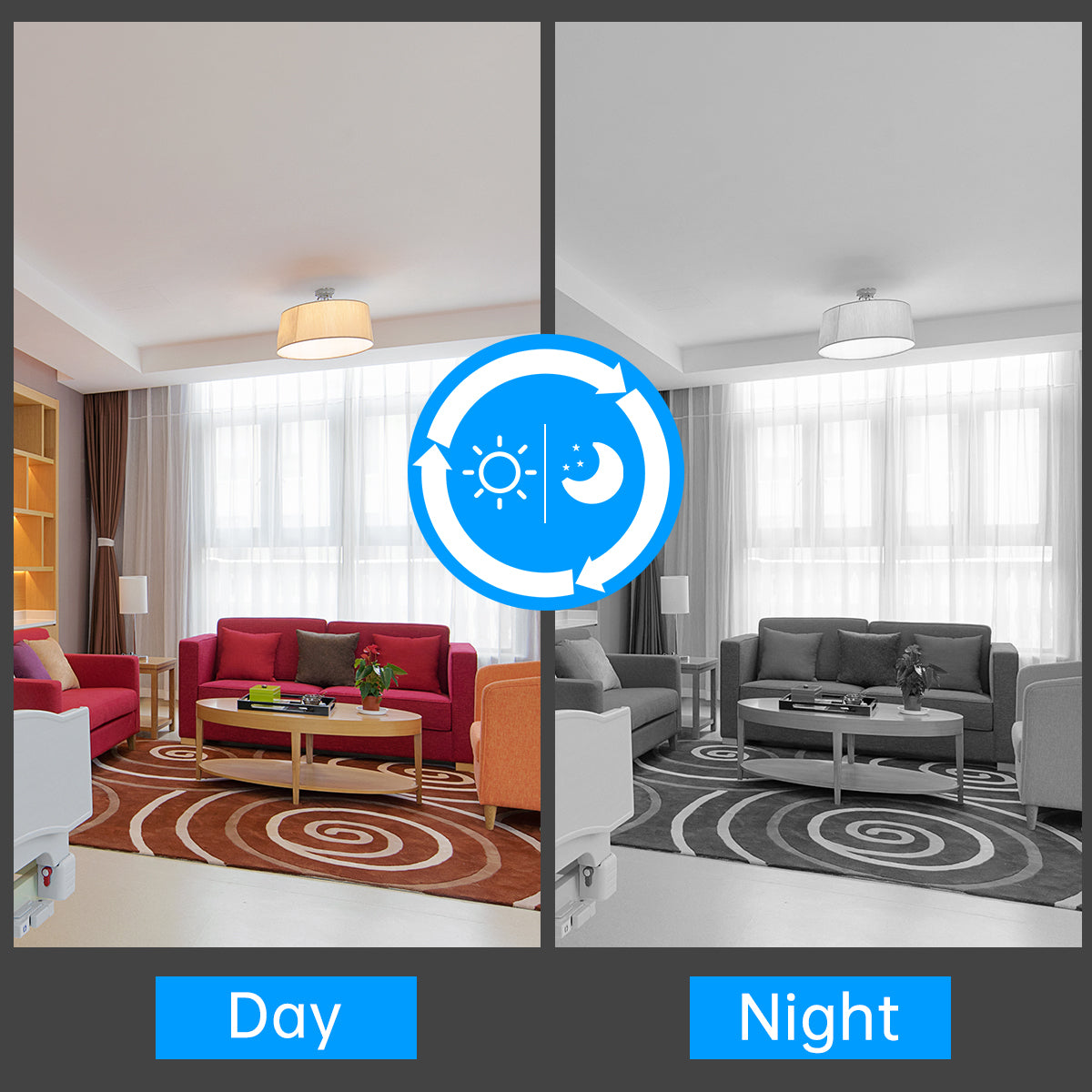 1080p Hd Wireless Smart Camera Two-way Audio Cctv Video Surveillance