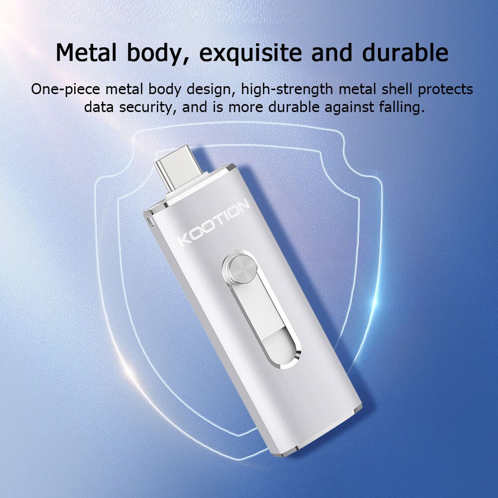 Kootion U21 Usb 3.0 Type C Usb Flash Drive Otg Pen Drive 256gb 128gb