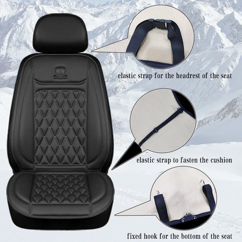 Karcle Car Seat Heater Electric Heated Car Heating Cushion Winter Seat