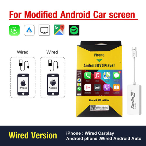 Loadkey & Carlinkit Wired & Wireless Carplay Wireless Android Auto