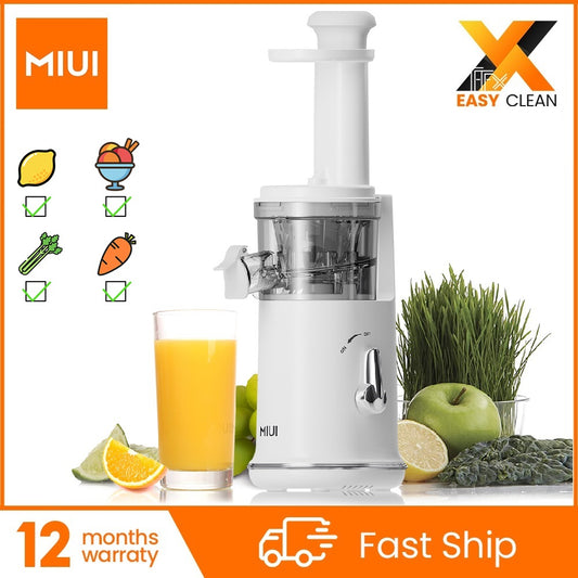 MIUI Mini Slow Juicer Extractor FFX Electric Juice Maker Machine Lemon