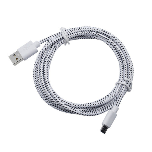 Micro Usb Cable 1m 2m 3m Nylon Braided Data Sync Usb Charger Cable For