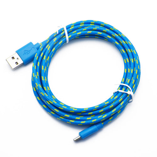 Micro Usb Cable 1m 2m 3m Nylon Braided Data Sync Usb Charger Cable For