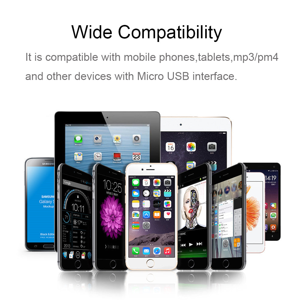 Micro Usb Cable 1m 2m 3m Nylon Braided Data Sync Usb Charger Cable For