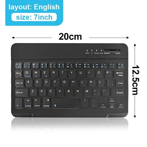 Mini Bluetooth Keyboard Wireless Keyboard Rechargeable For Ipad Phone