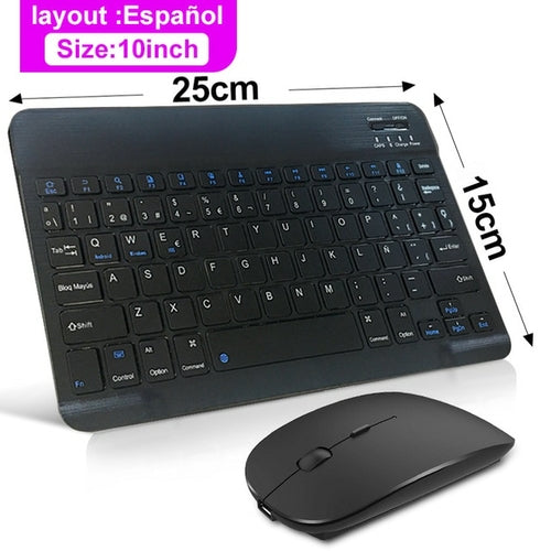 Mini Bluetooth Keyboard Wireless Keyboard Rechargeable For Ipad Phone