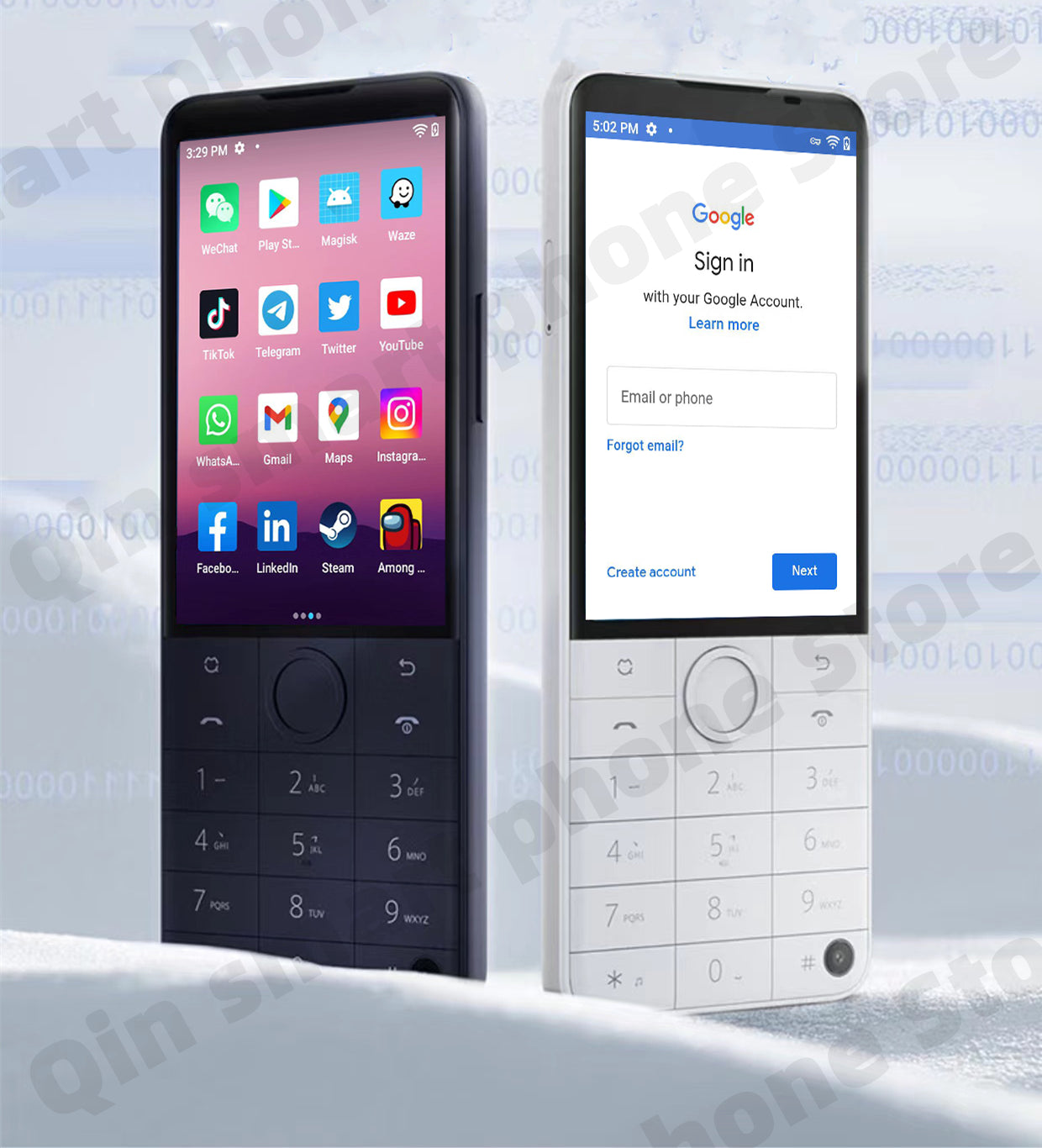 Pre-sale New Qin F22 Pro Google Play Store Smart Touch Screenphone