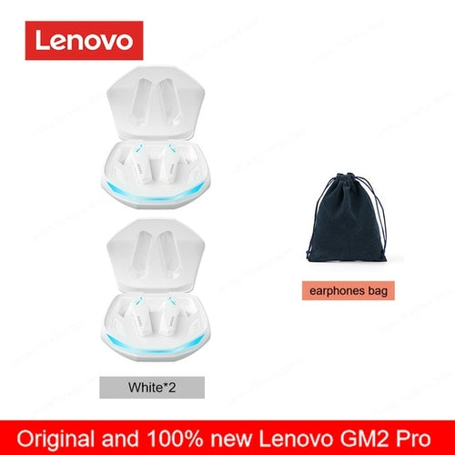 Original Lenovo Gm2 Pro 5.3 Earphone Bluetooth Wireless Earbuds Low