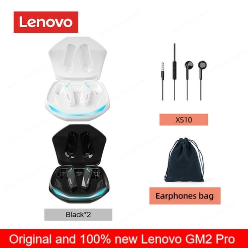 Original Lenovo Gm2 Pro 5.3 Earphone Bluetooth Wireless Earbuds Low