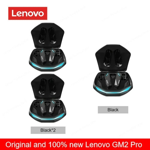 Original Lenovo Gm2 Pro 5.3 Earphone Bluetooth Wireless Earbuds Low