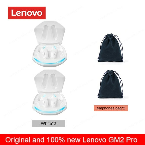 Original Lenovo Gm2 Pro 5.3 Earphone Bluetooth Wireless Earbuds Low