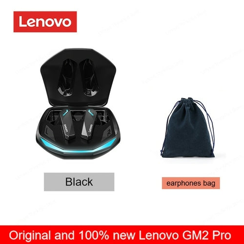Original Lenovo Gm2 Pro 5.3 Earphone Bluetooth Wireless Earbuds Low