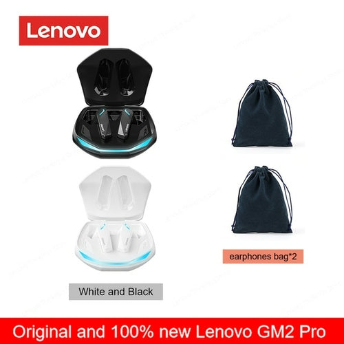 Original Lenovo Gm2 Pro 5.3 Earphone Bluetooth Wireless Earbuds Low